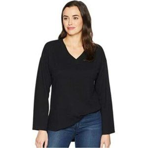 American Rose Black V-Neck Sweater - Women's Small S